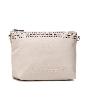 Desigual Cream Embroidered Crossbody Bag Boho Festival Purse